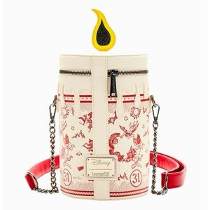 Loungefly Disney Hocus Pocus Black Flame Candle Crossbody Bag